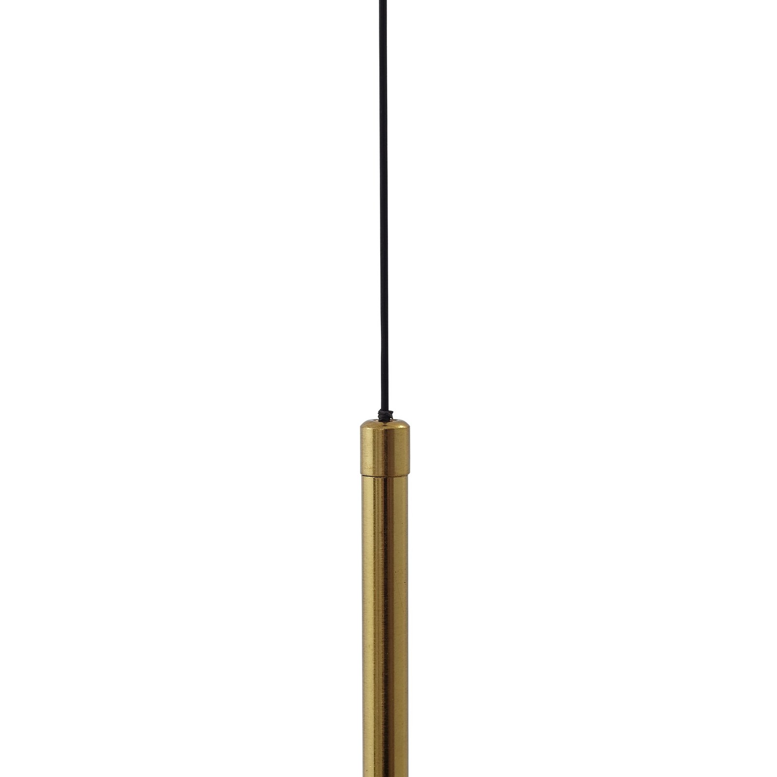 Lucande suspension LED Joran, à 1 lampe, blanc, verre