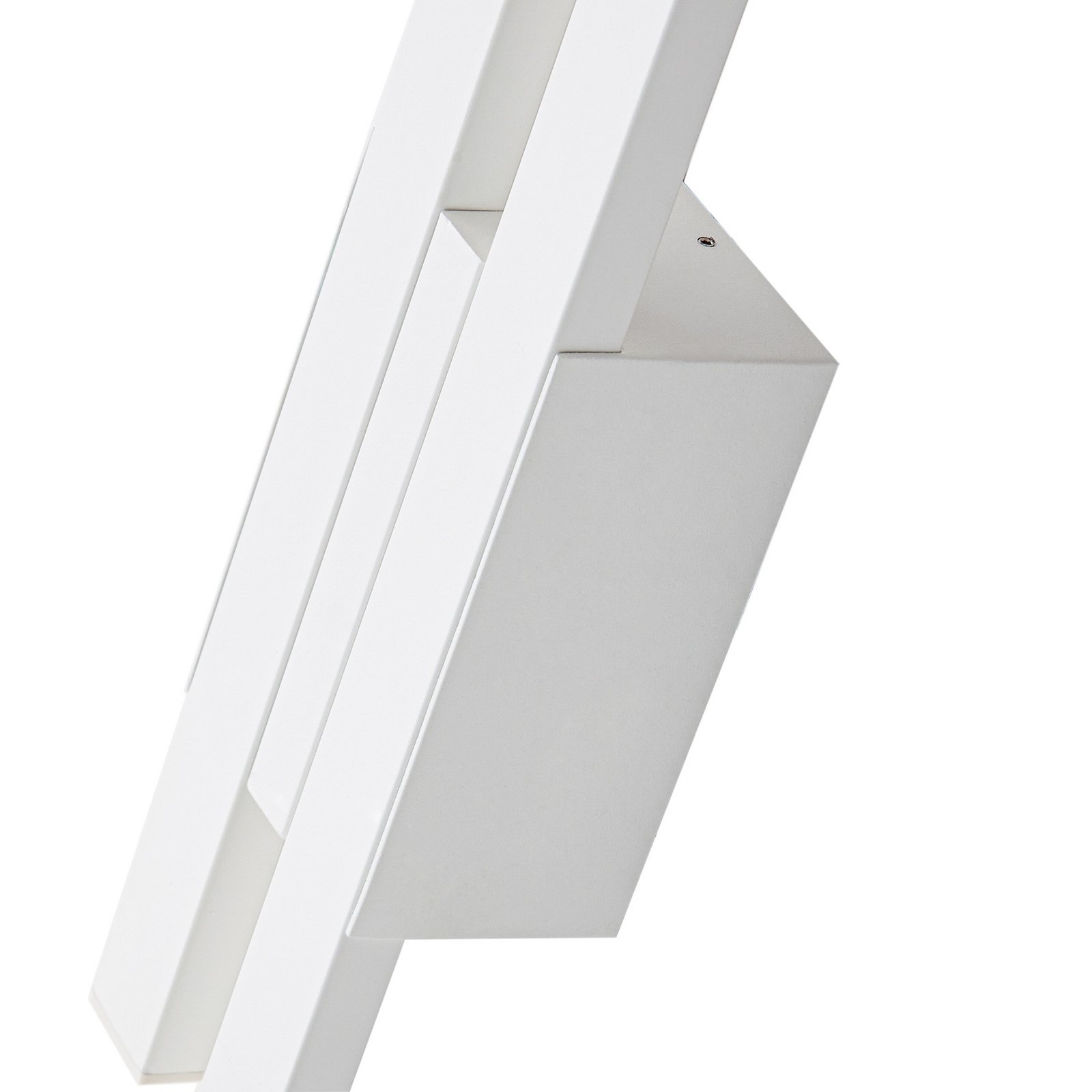 Applique murale d'extérieur LED Lindby Sakari, blanche, aluminium, hauteur 59 cm Applique murale d'extérieur LED Lindby Sakari, blanche, aluminium, hauteur 59 cm