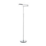 Graz LED floor lamp, matt nickel