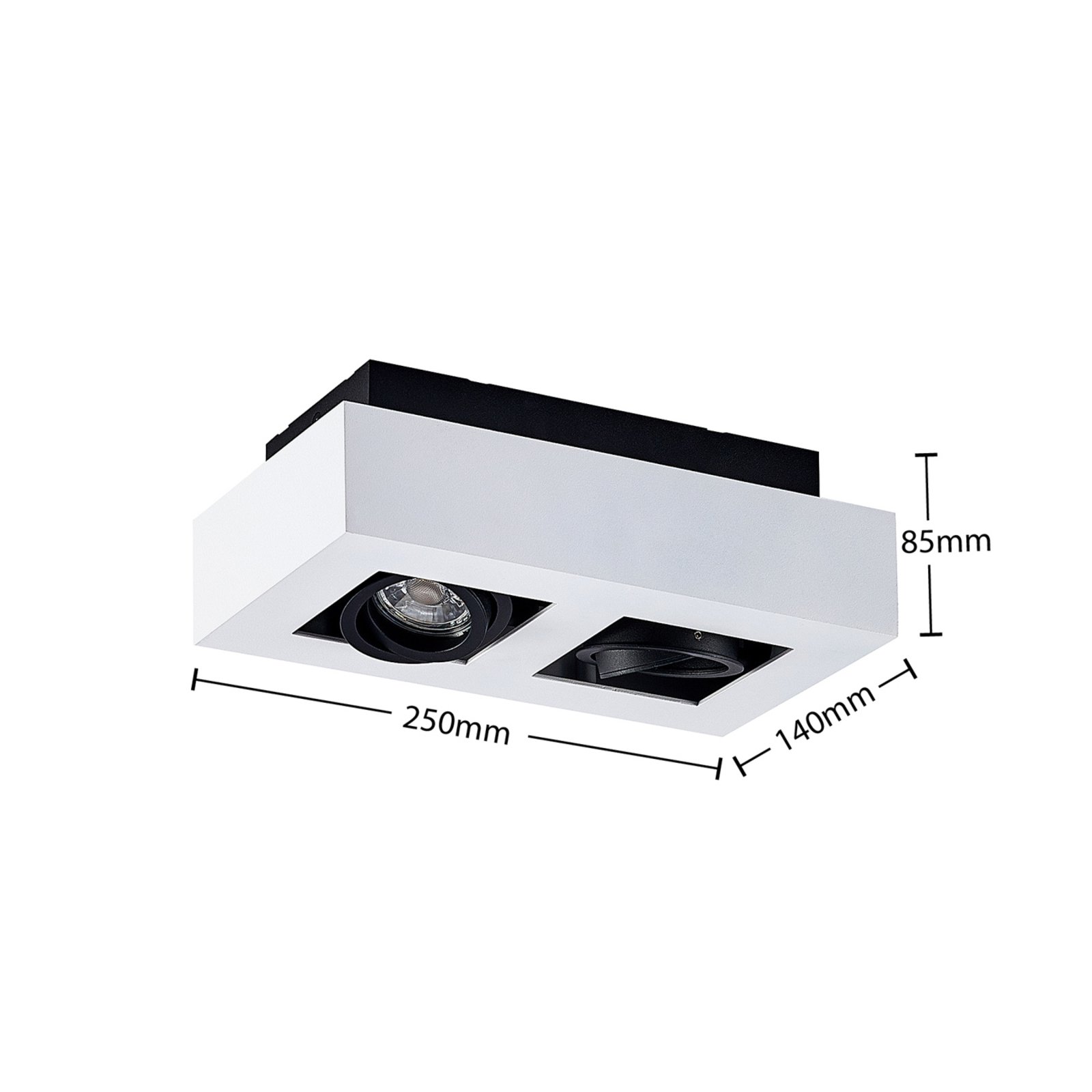 Vince 2 Deckenleuchte White/Black - Arcchio