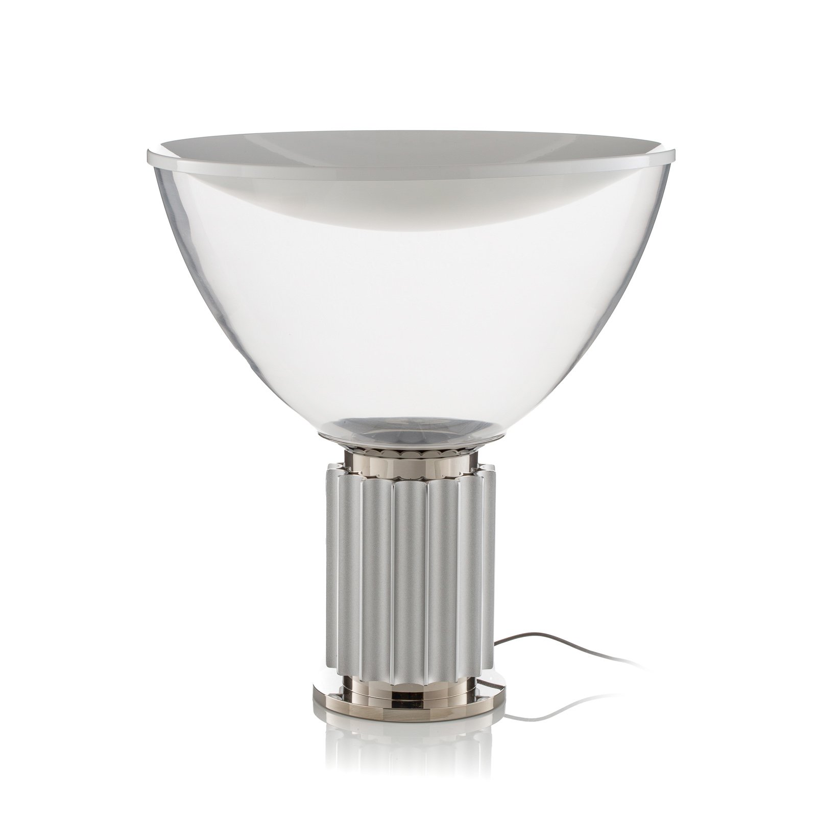 FLOS Taccia small - lámpara de mesa LED, aluminio