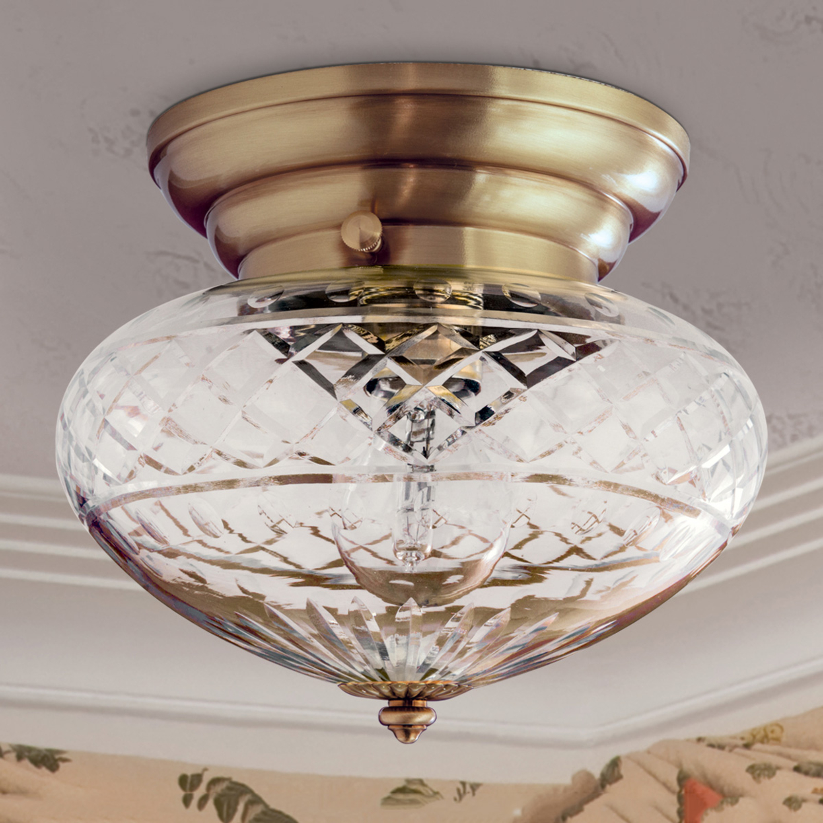 Enna Ceiling Light Round Bodied Single Bulb