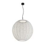 Bover Nans Sphere S/80 lampa wisząca zewnętrzna LED beżowa