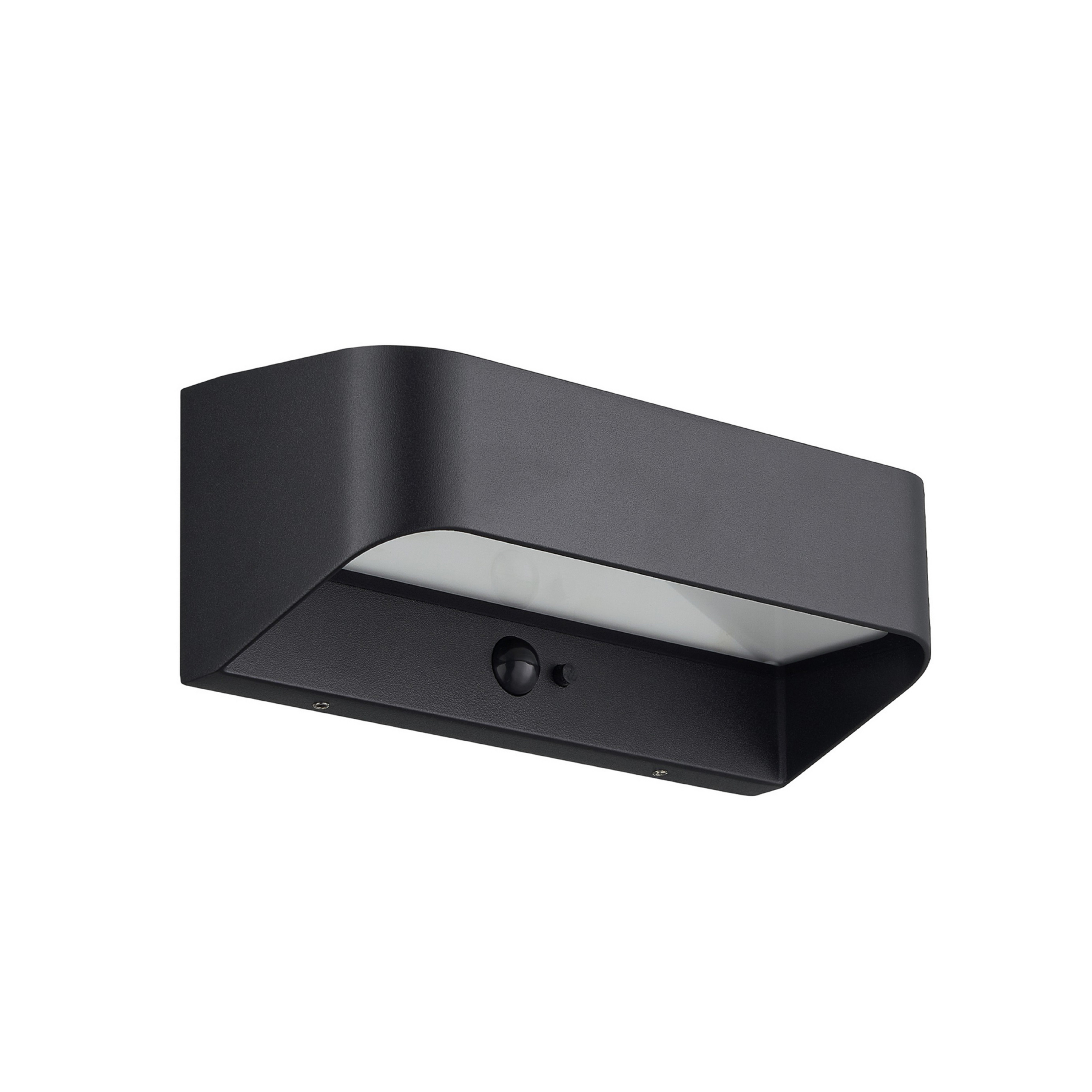 Marcellio LED buiten wandlamp zwart, met sensor - Nordlux