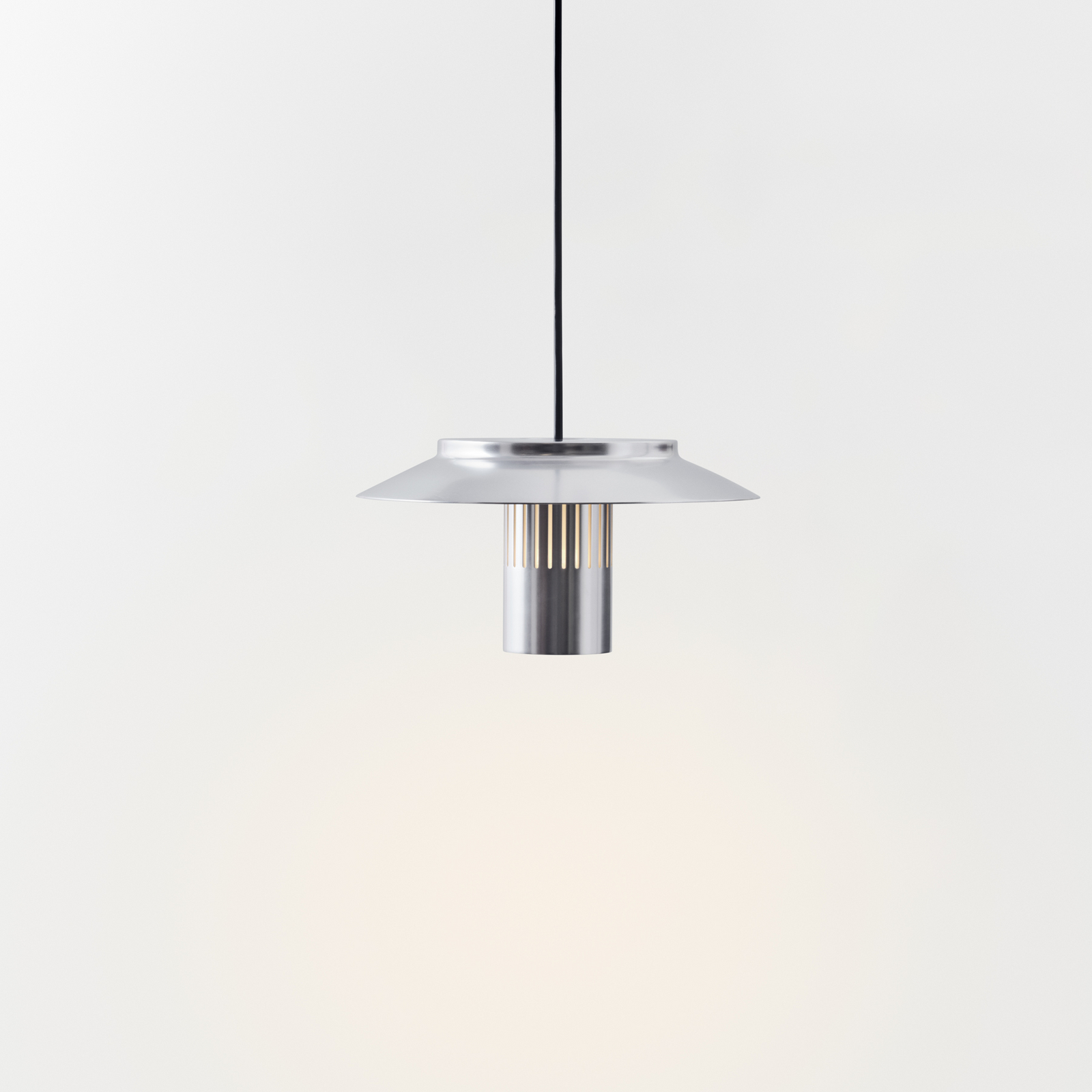 Lille 24 Hängelampe, metallisch, Aluminium, Ø 24 cm - Pholc