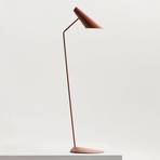 Vibia I.Cono 0712 designer floor lamp, red-brown