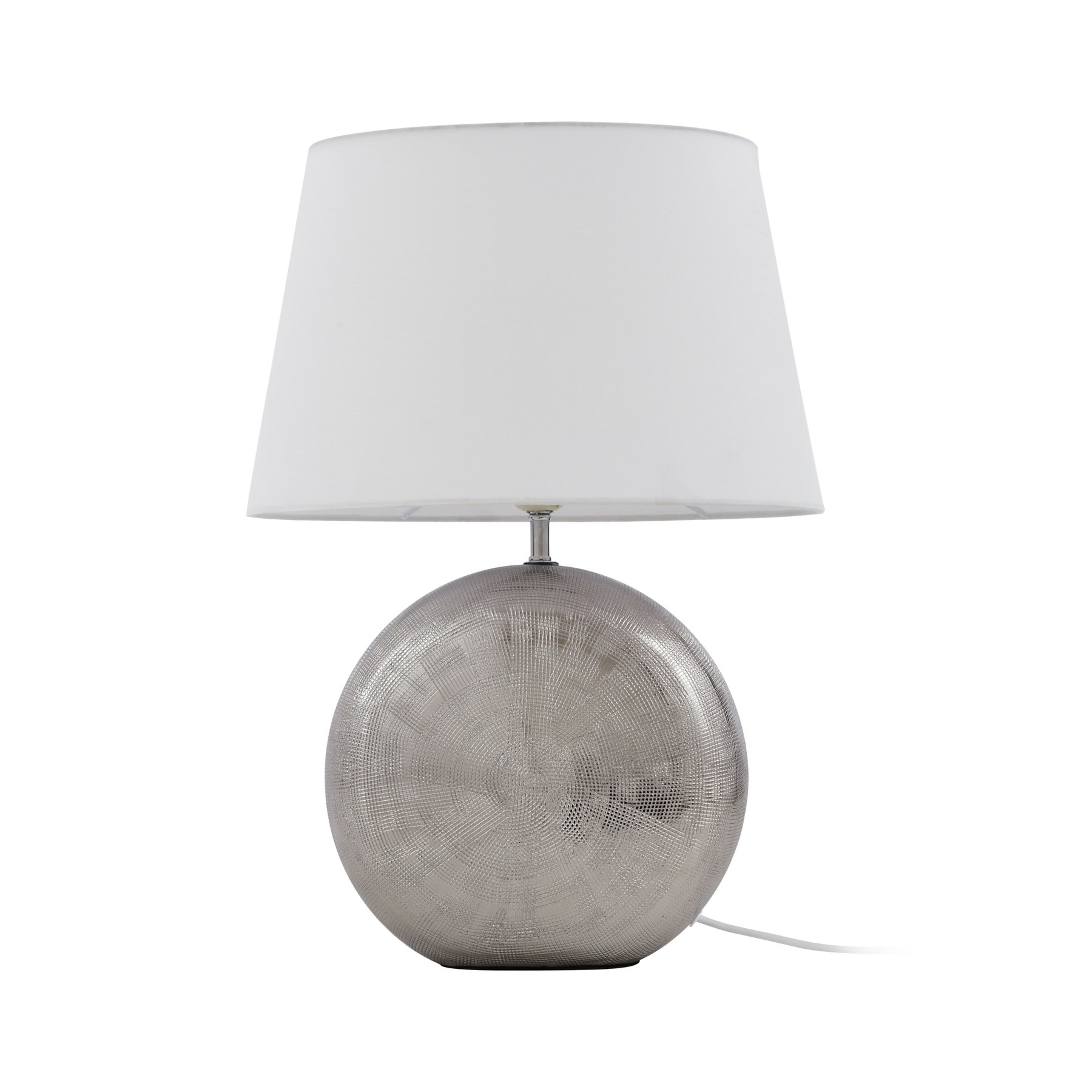 Florentino Lampe de Table Silver/White - Lindby