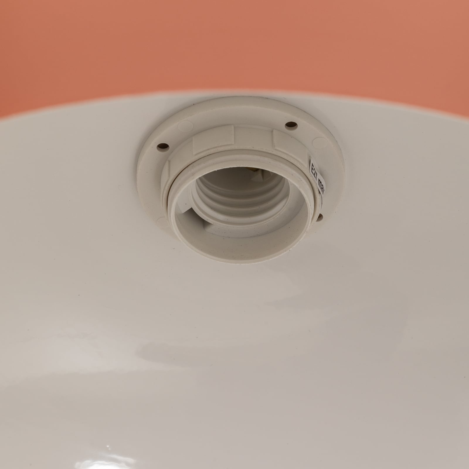 Lampa suspendată Mille, culoare coral, cu 1 bec - ALDEX