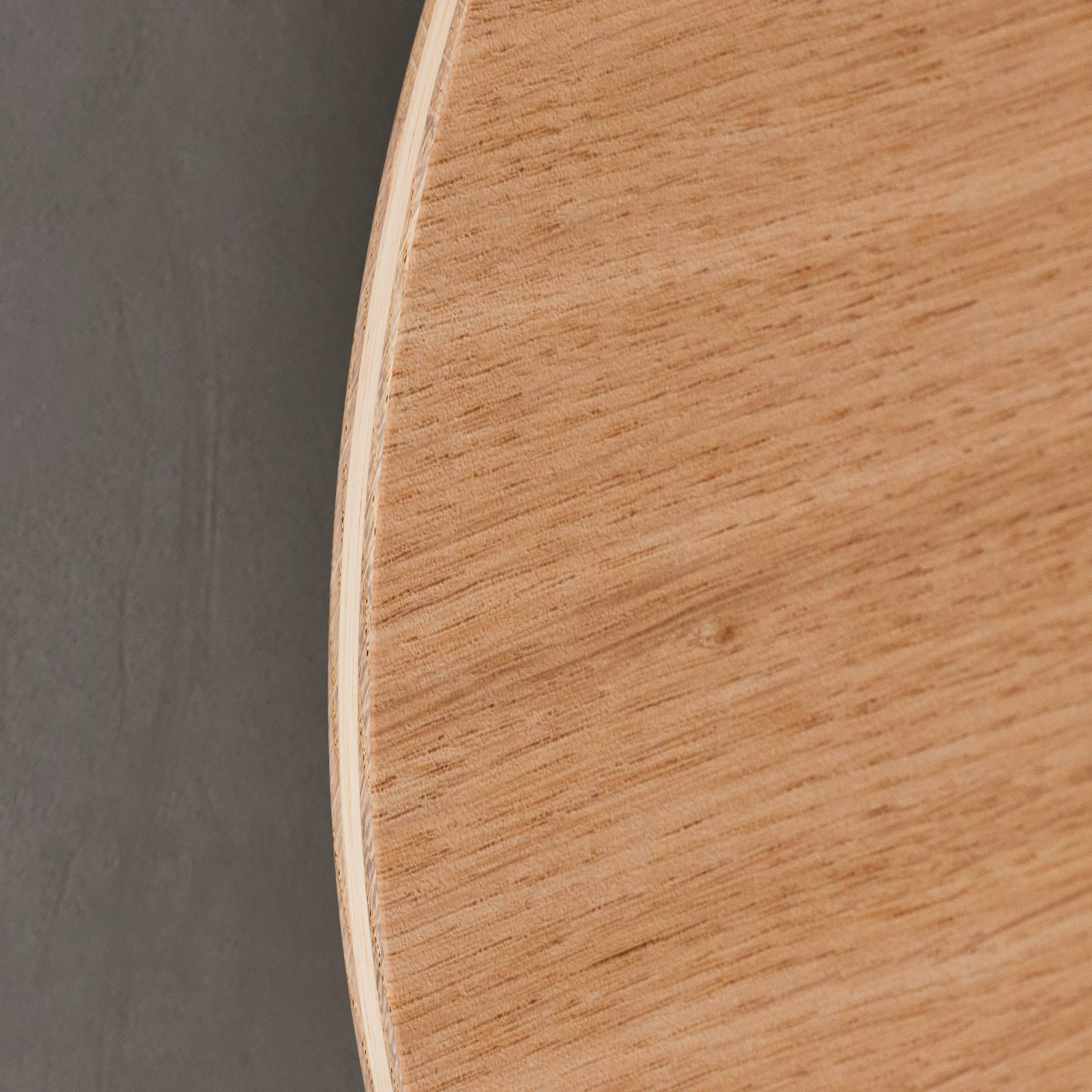 Luna Wood Wandleuchte, Ø 30 cm, Eichenholz, Envostar