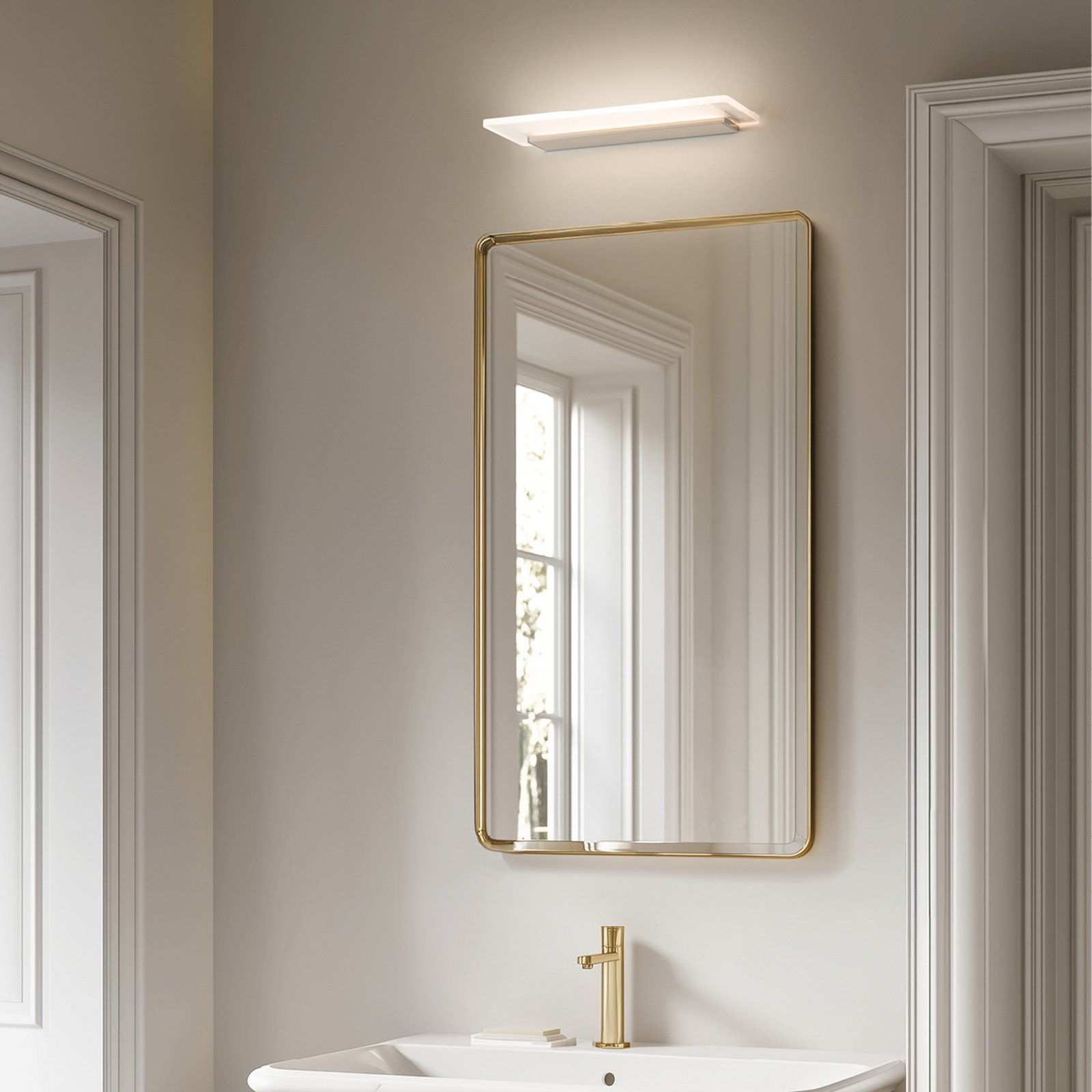 LED-Wandleuchte Skinny, Alu eloxiert, Alu, PMMA, up/down LED-Wandleuchte Skinny, Alu eloxiert, Alu, PMMA, up/down