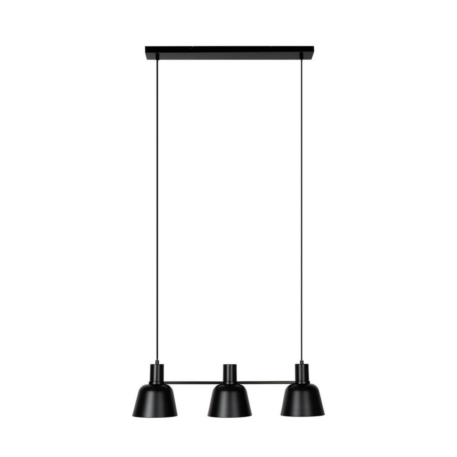 Servan 3 Lustră Pendul Black - Lucande