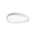 Candeeiro de teto LED IDEAL LUX Gemini, branco, 61 cm, 4000 K, ligar/desligar