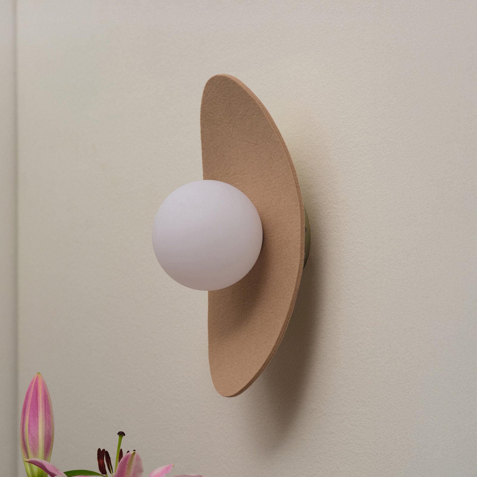 Aplică OSRAM Decor Pearl bej pâslă G9 - Camera de zi / sufragerie - Modern - bej alb - Țesătură / Textil