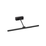 Applique murale Magritte 450 LED, noire, en aluminium, largeur 45 cm