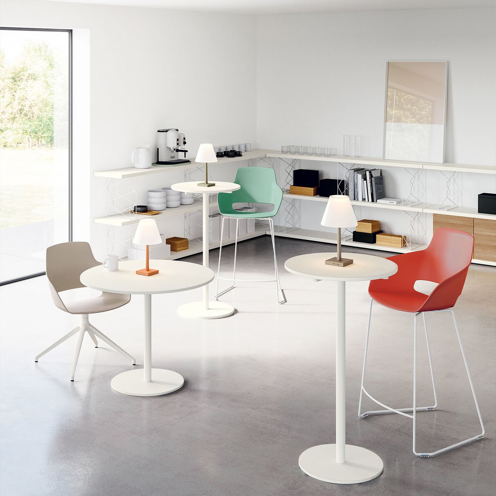 Dina+ Portable Tischleuchte Green - Rotaliana