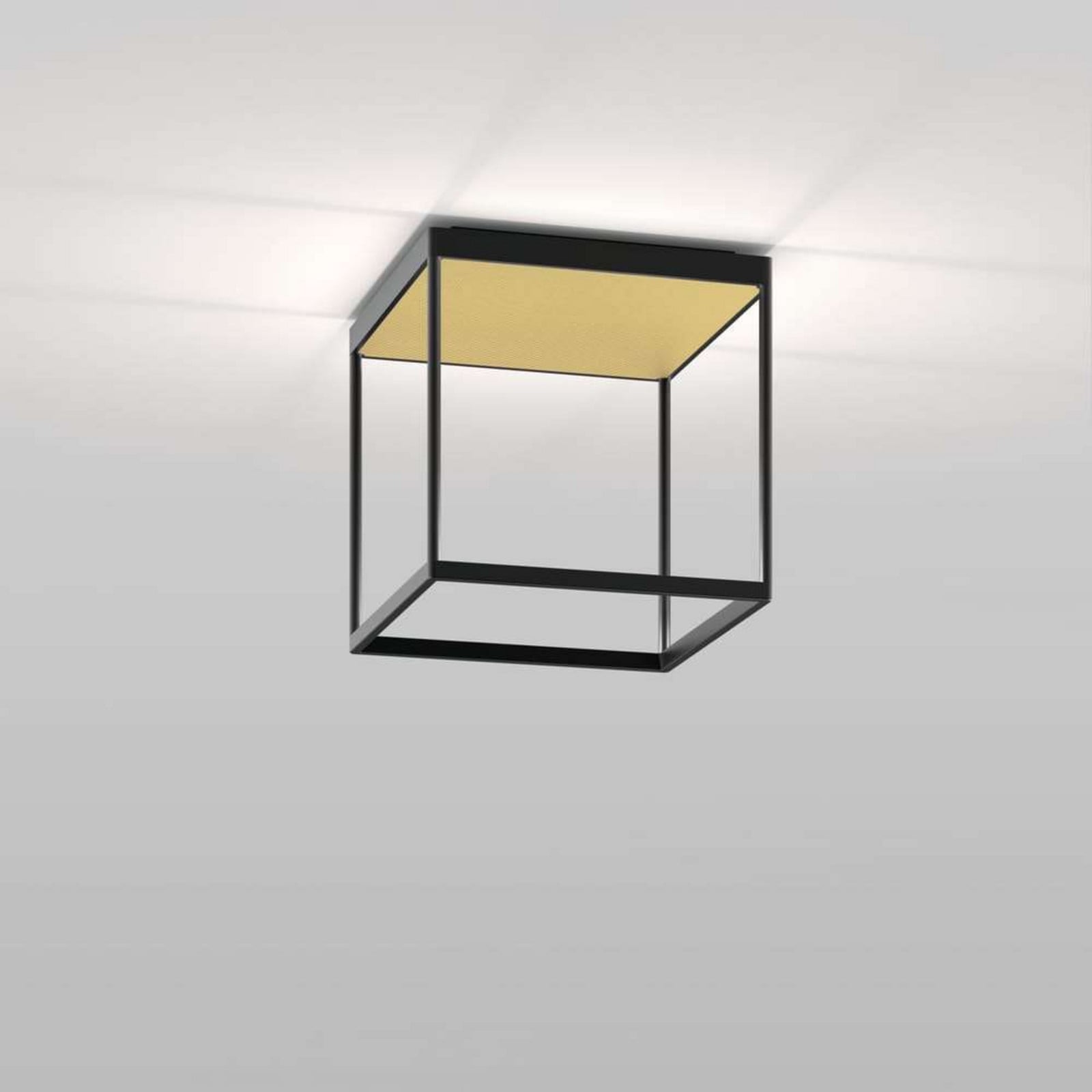 Reflex 2 LED-loftlampe, guld/sort Serien Lighting - Stue - Aluminium