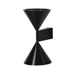 Nástěnné světlo Apollo 24, černá, nahoru/dolů, 24 cm, GU10 - Pholc