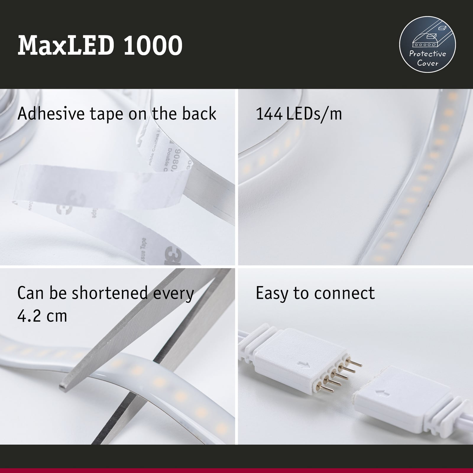 Paulmann MaxLED 1000 Erweiterung, 2,5m warmweiß