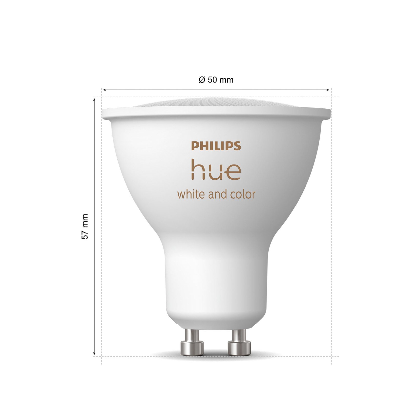 Philips Hue White&Color Ambiance GU10 4,2W sada 3 kusů