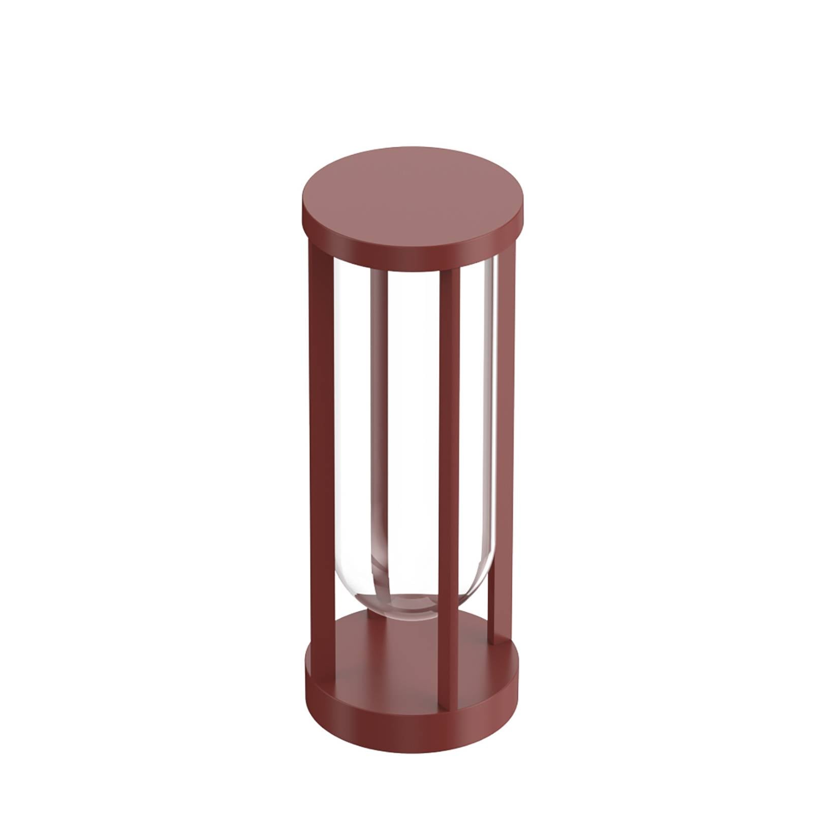 Flos FLOS In Vitro Bollard 1, 2.700 K, 40 cm terracotta, alluminio, vetro, 11 W, altezza: 40 cm