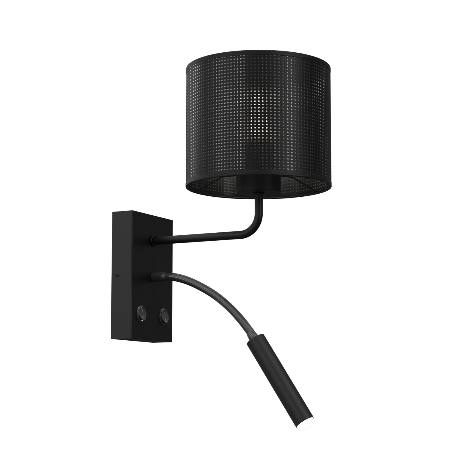 Jovin wall light one-bulb with a spot black