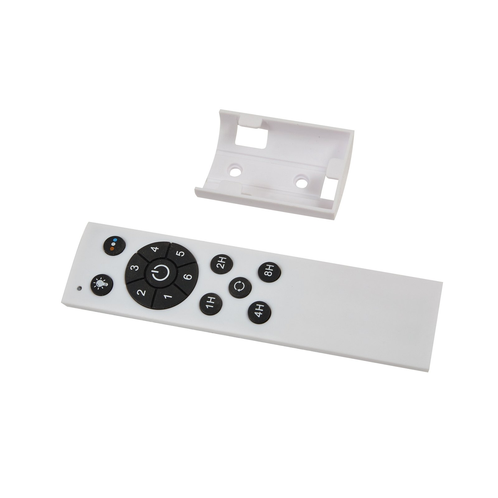 Lucande LED-Deckenventilator Faipari, weiß, DC, leise, 132cm