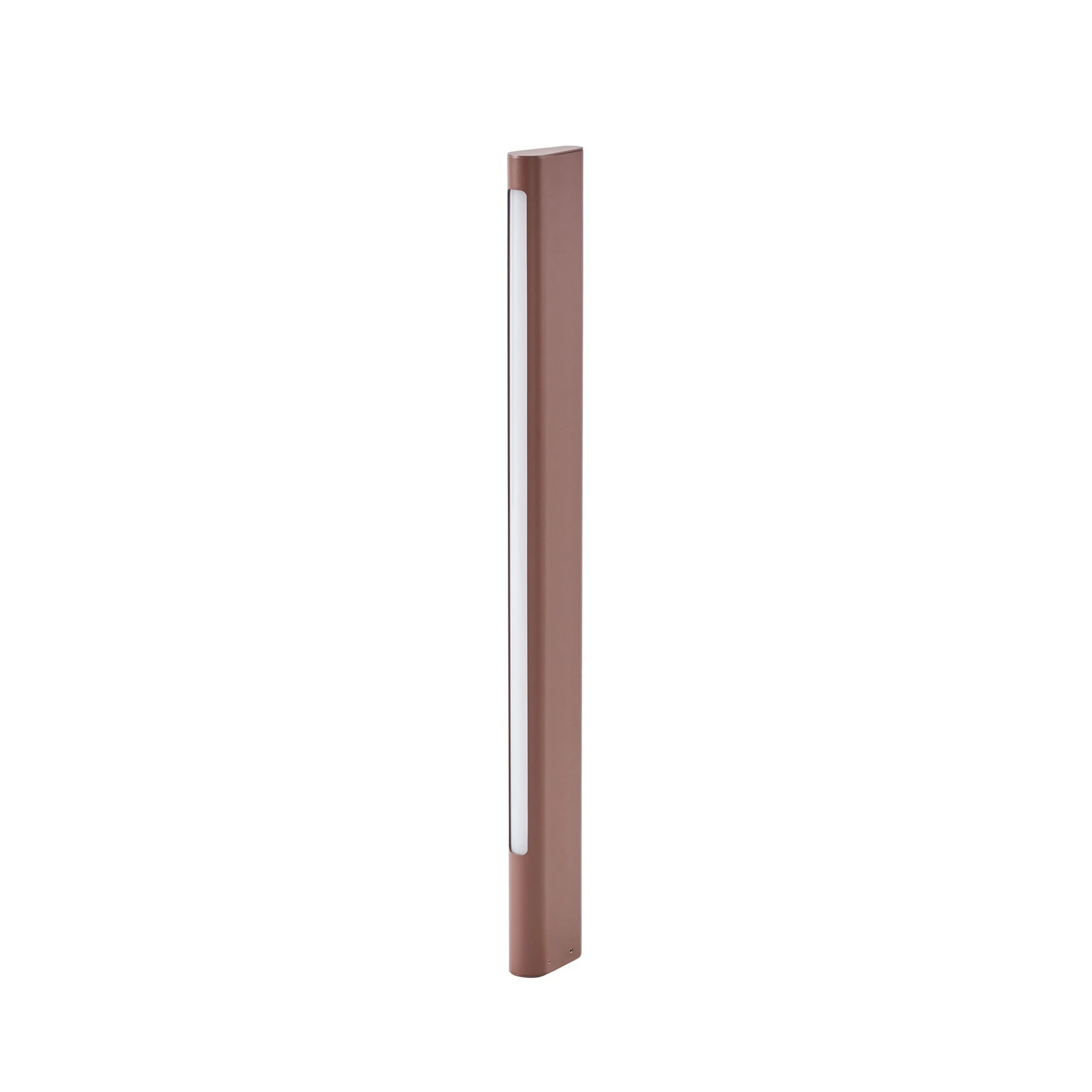 Lucande Celiora LED path light, height 80 cm, brown, IP65