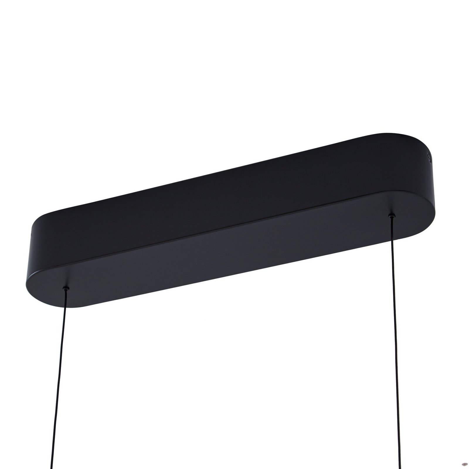 Lucande LED-Hängelampe Solvar, 158 cm, schwarz, CCT, dimmbar