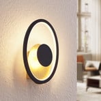 Lindby LED-Wandleuchte Feival, 29 cm, rost/gold, Metall