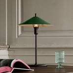 ferm LIVING Filo lampa stołowa, zielona, okrągła, żelazo, wysokość 43 cm