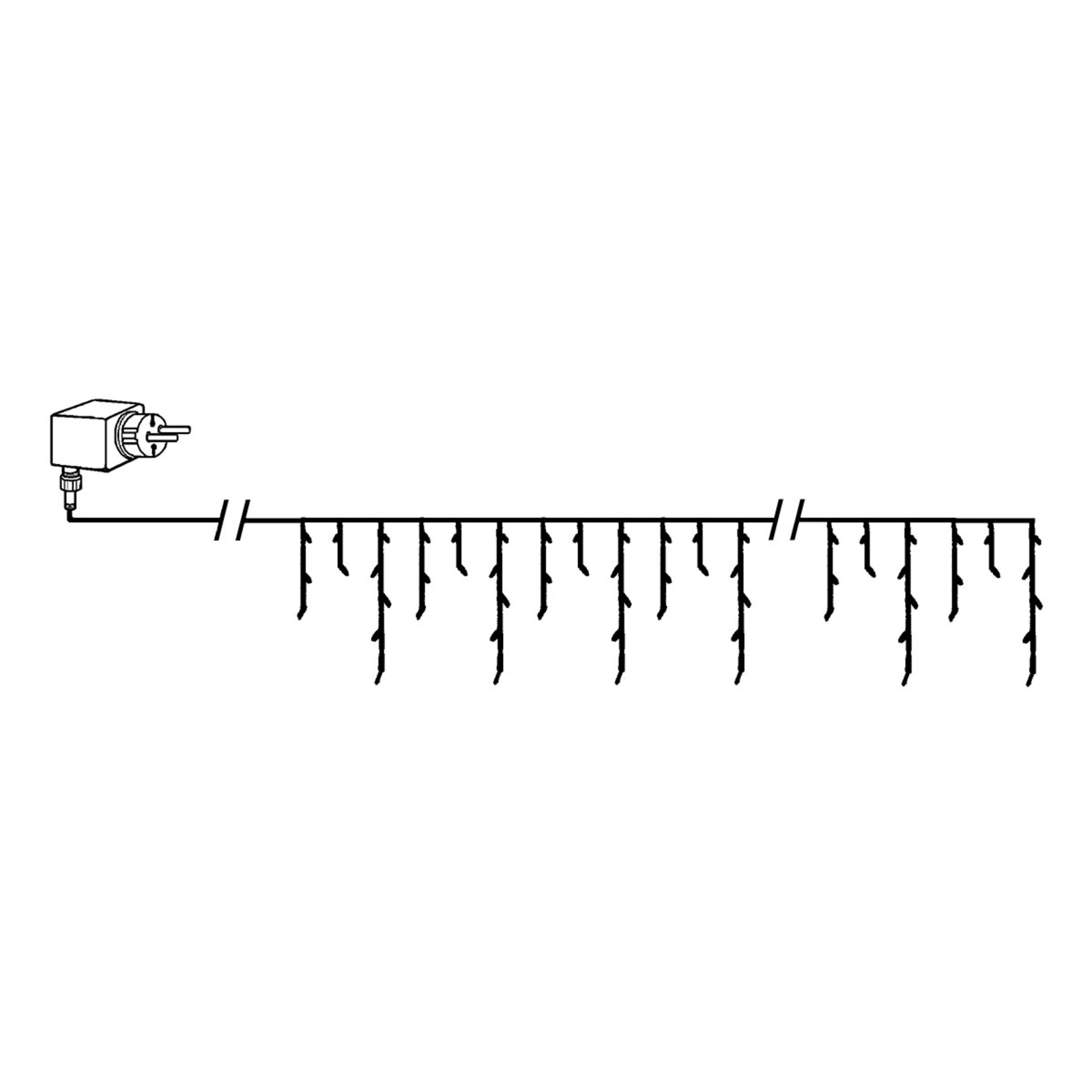 Icicle LED 144 lampor, 4x04 4m | Lamp24.se Icicle LED 144 lampor, 4x04 4m | Lamp24.se