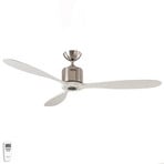 AEROPLAN ECO Deckenventilator, chrom/weiß, Ø 132 cm, leise