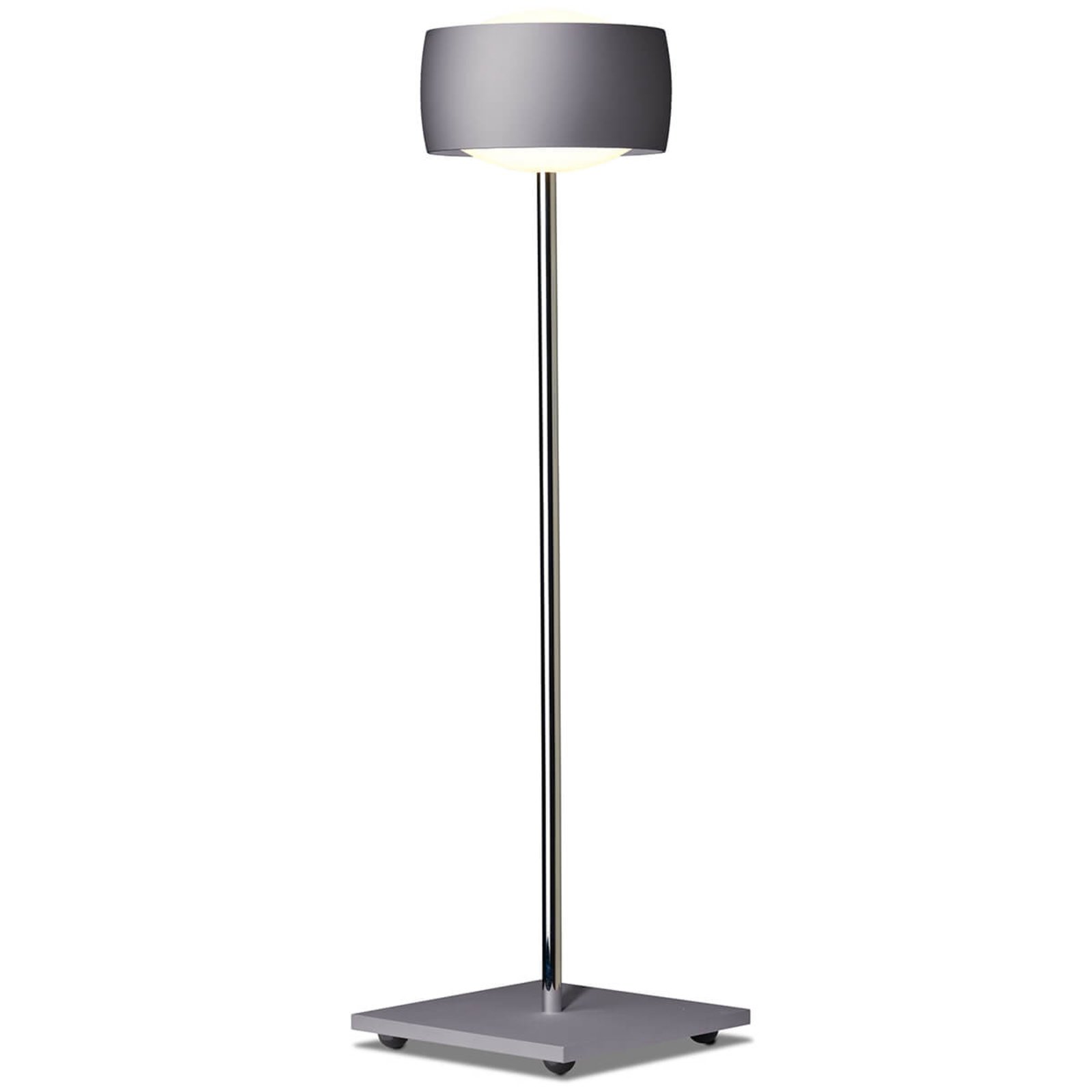 OLIGO Grace LED stolna lampa upravljanje gestama siva