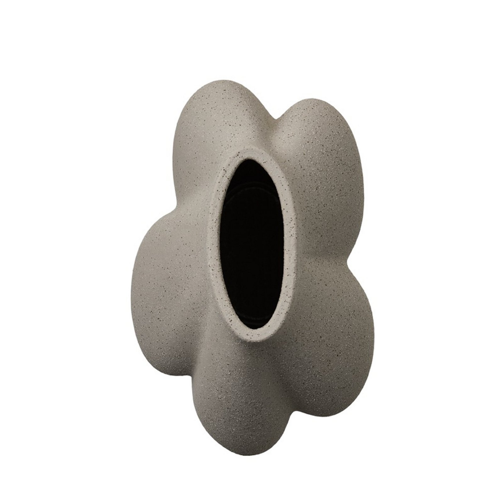 Vaso Saltare, 25 cm, taupe, ceramica - AYTM