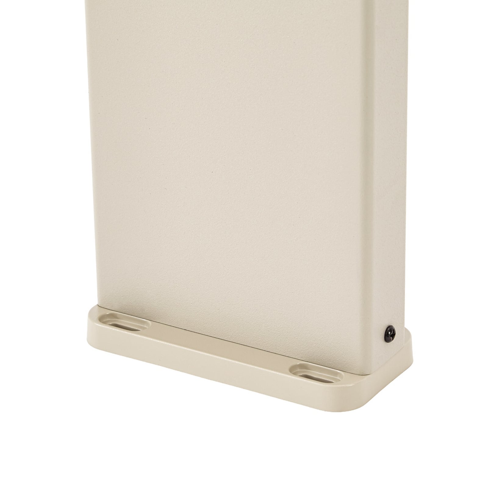 Eleazar LED pedestal light, beige, aluminium, sensor - Lindby