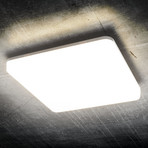 LED-Deckenleuchte Pronto, eckige Form