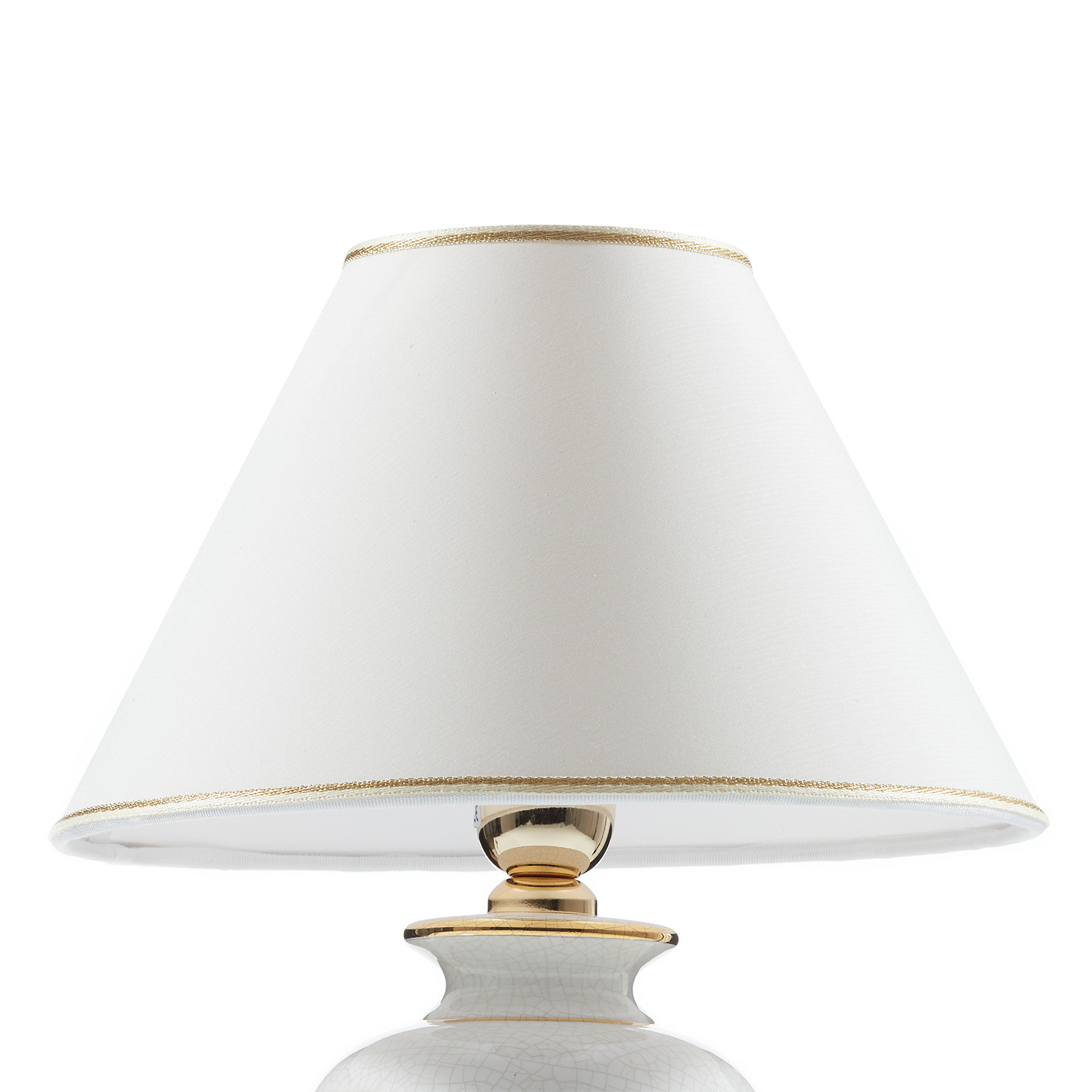 KOLARZ Giardino Craclee настолна лампа, кремава, 30 cm