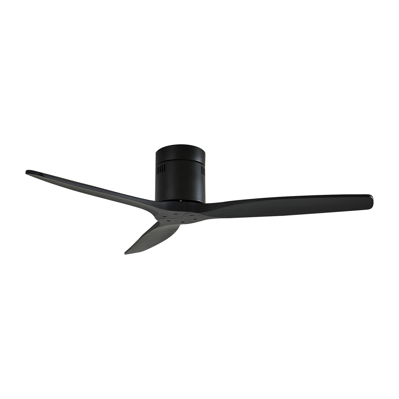 Lucande Deckenventilator Vindur, schwarz, DC, leise