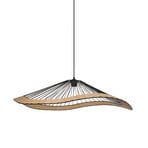 Lampada a sospensione Mekong nera, altezza 18 cm - COREP SAS