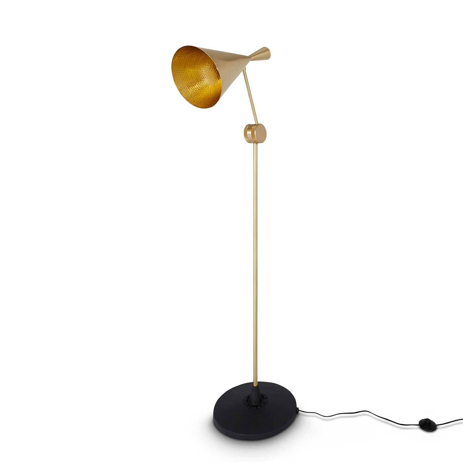 Tom Dixon LED floor lamp Beat, brass-coloured, height 157 cm