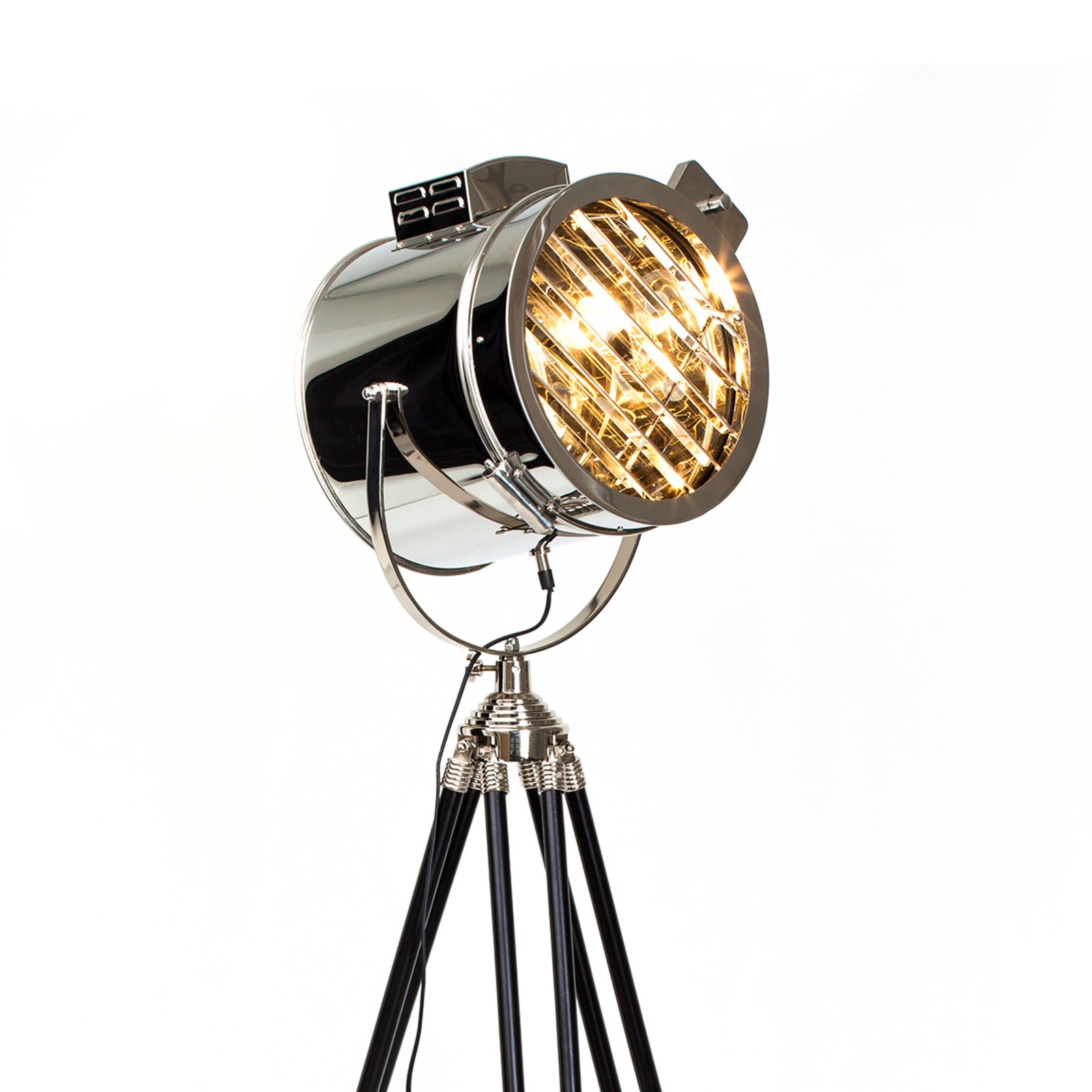 Cine - подова лампа с дизайн на прожектор
