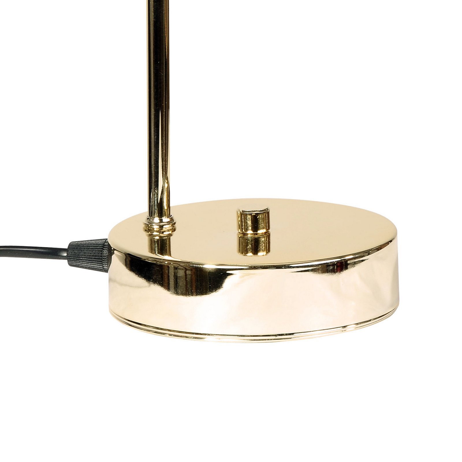 Domiluce Lampa de masă Rico sticlă/metal auriu/alb înălțime 36 cm - Camera de zi / sufragerie - Modern - auriu alb