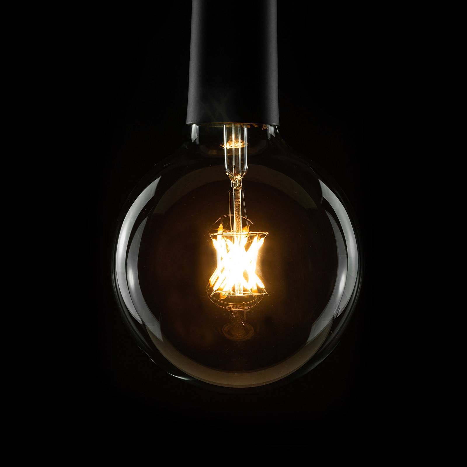 Żar. kulista filam. LED E27, 6W, 926, G125, przez.
