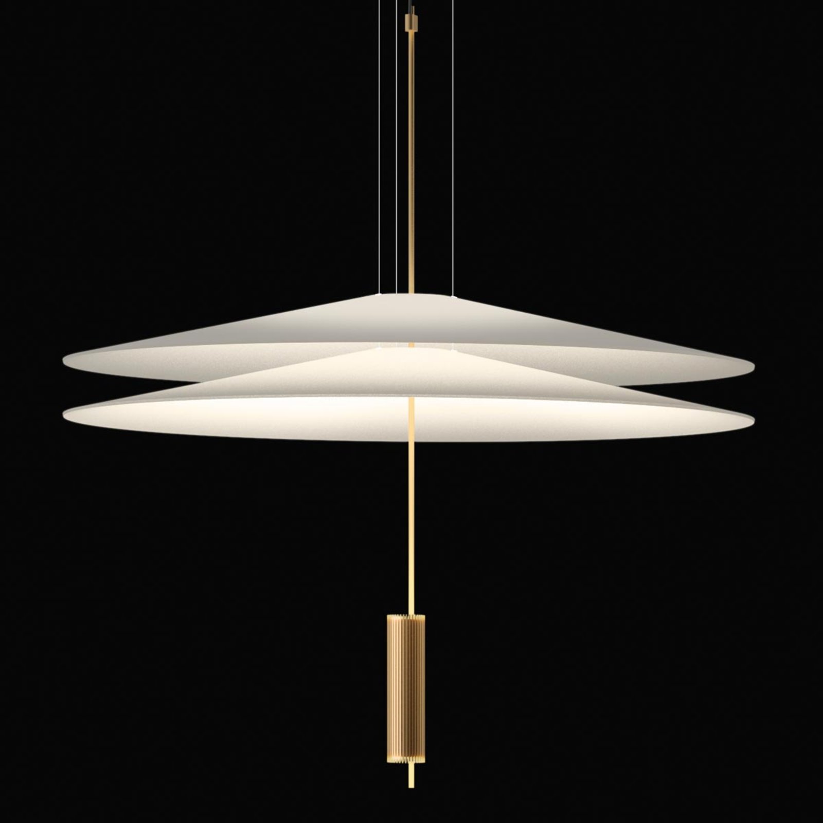 Flamingo LED-Pendelleuchte, gold, 70 cm - Vibia Flamingo LED-Pendelleuchte, gold, 70 cm - Vibia