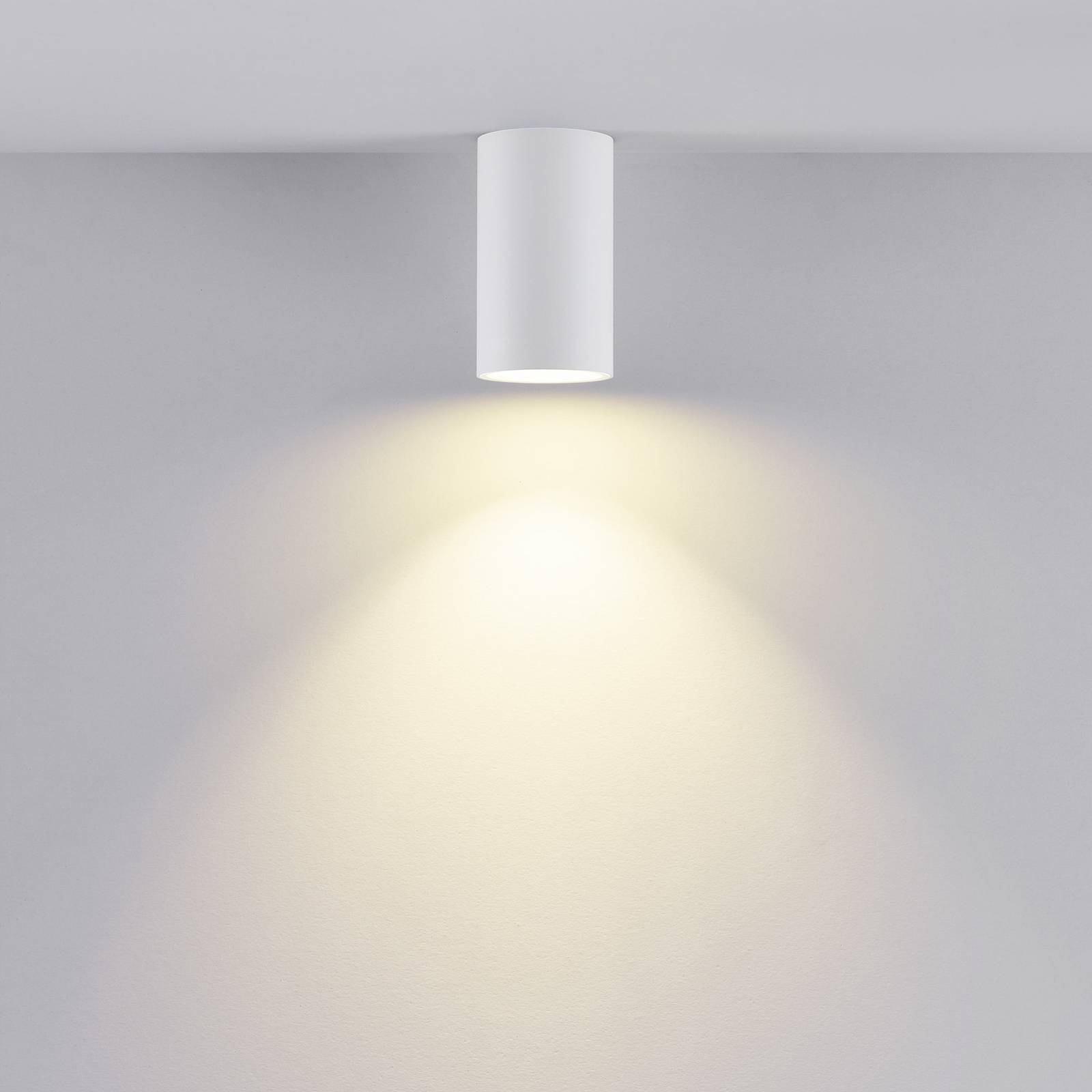 Downlight CAN, biały, IP44, Ø 6 cm, metal, GU10