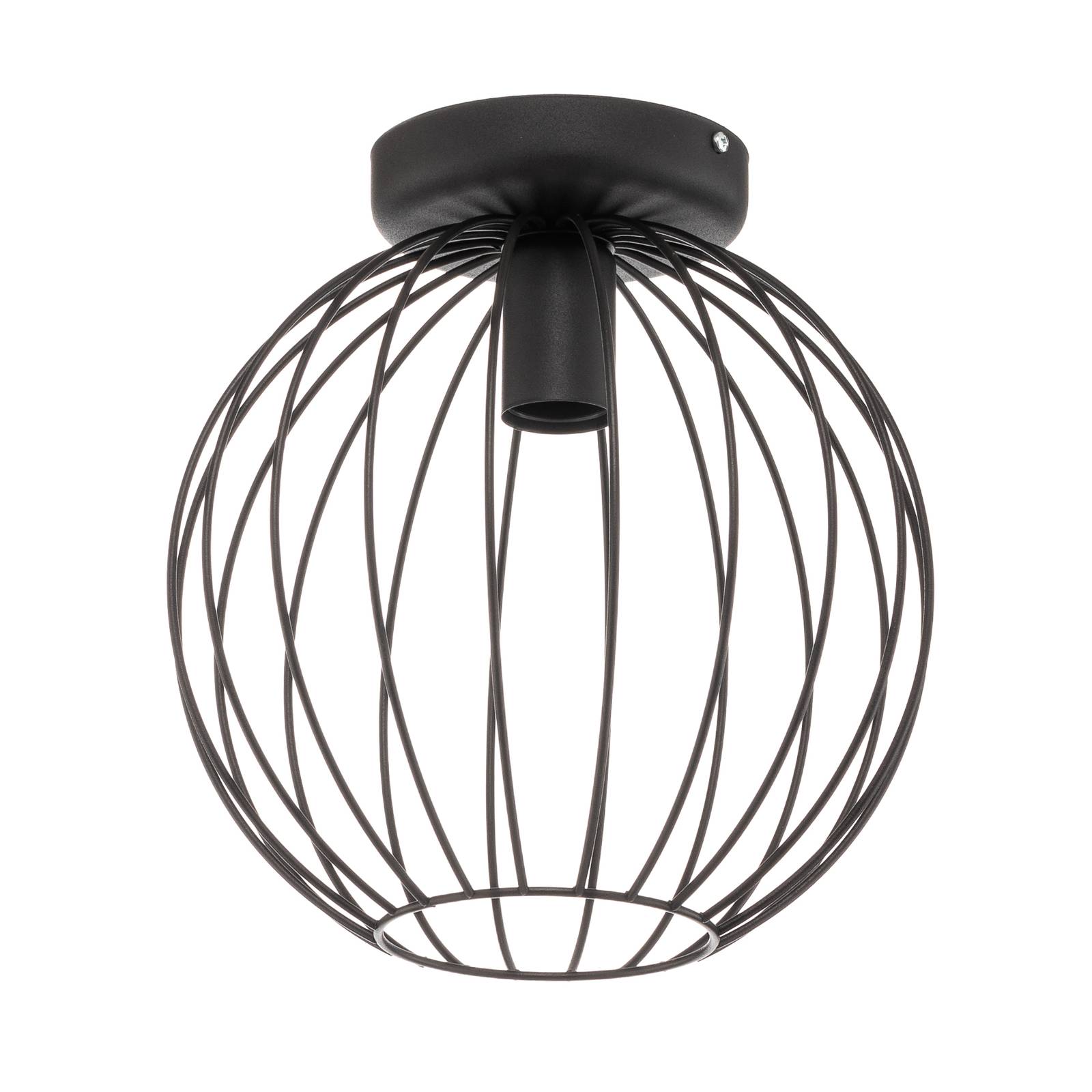 Plafonnier Cumera abat-jour cage ouvert Ø 30 cm