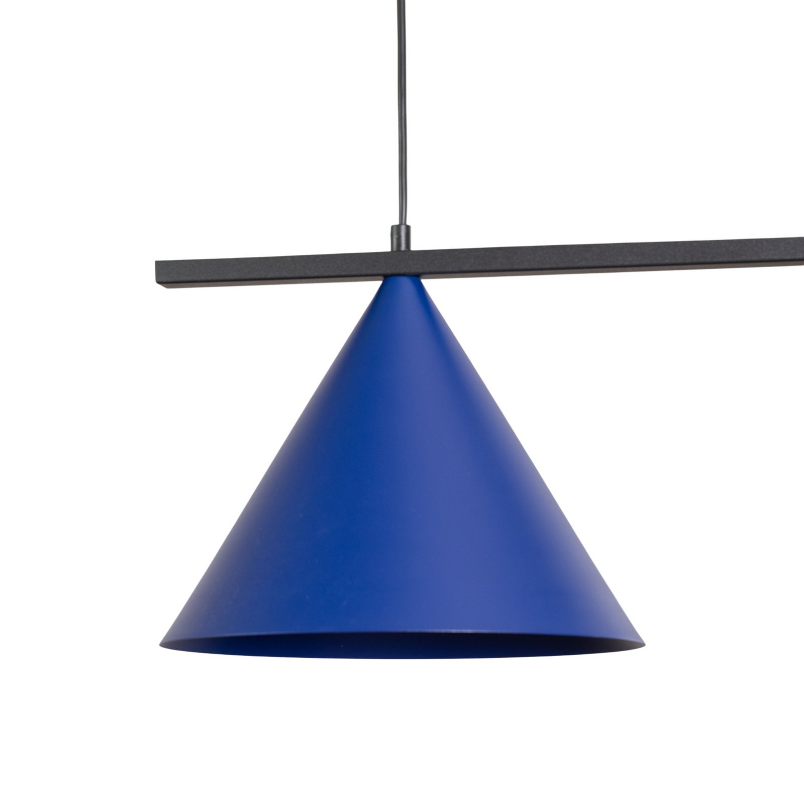 Висящо осветително тяло Capital, синьо, 3 светлини, Ø 32 cm, GX53