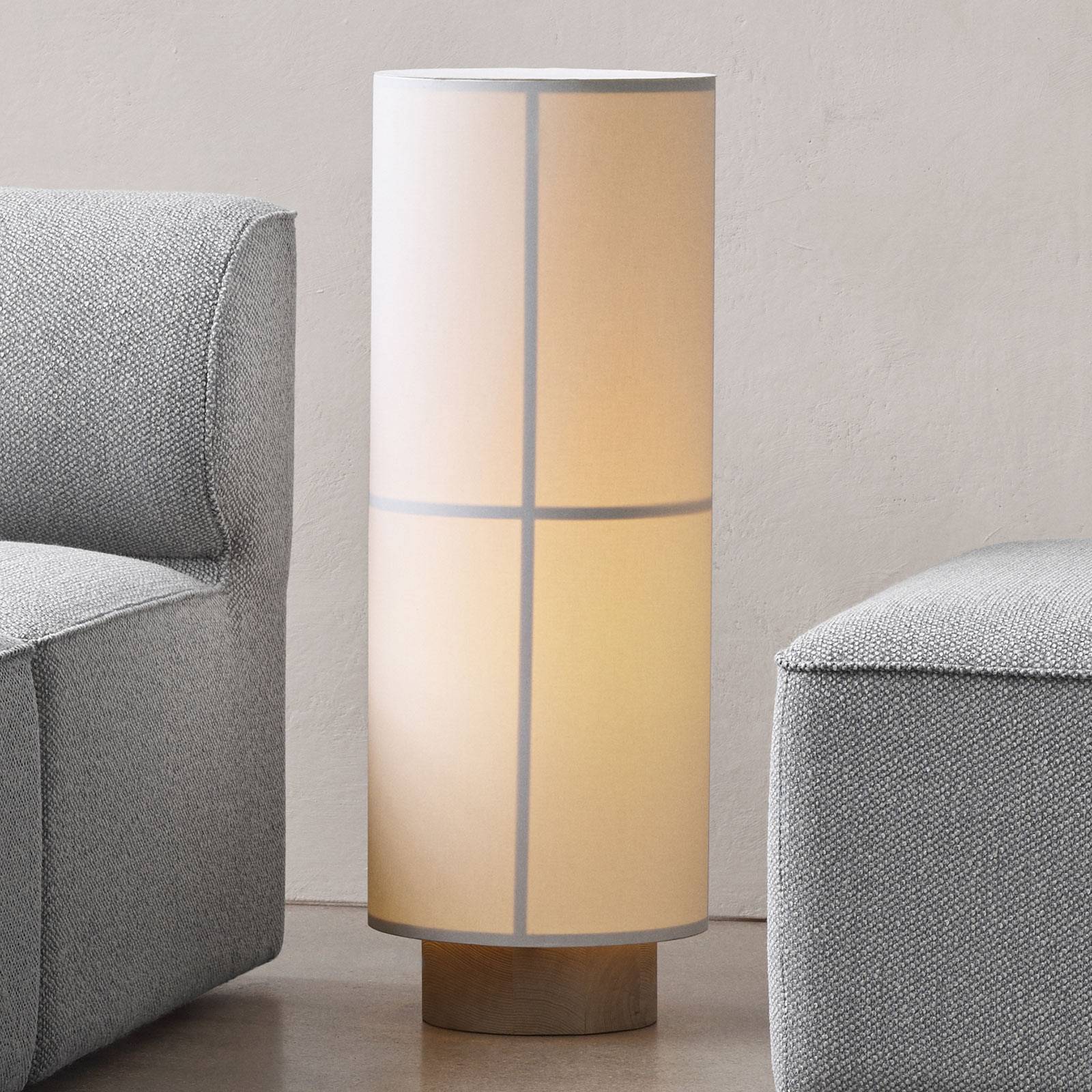 Menu Hashira floor lamp, fabric with dimmer | Lights.co.uk