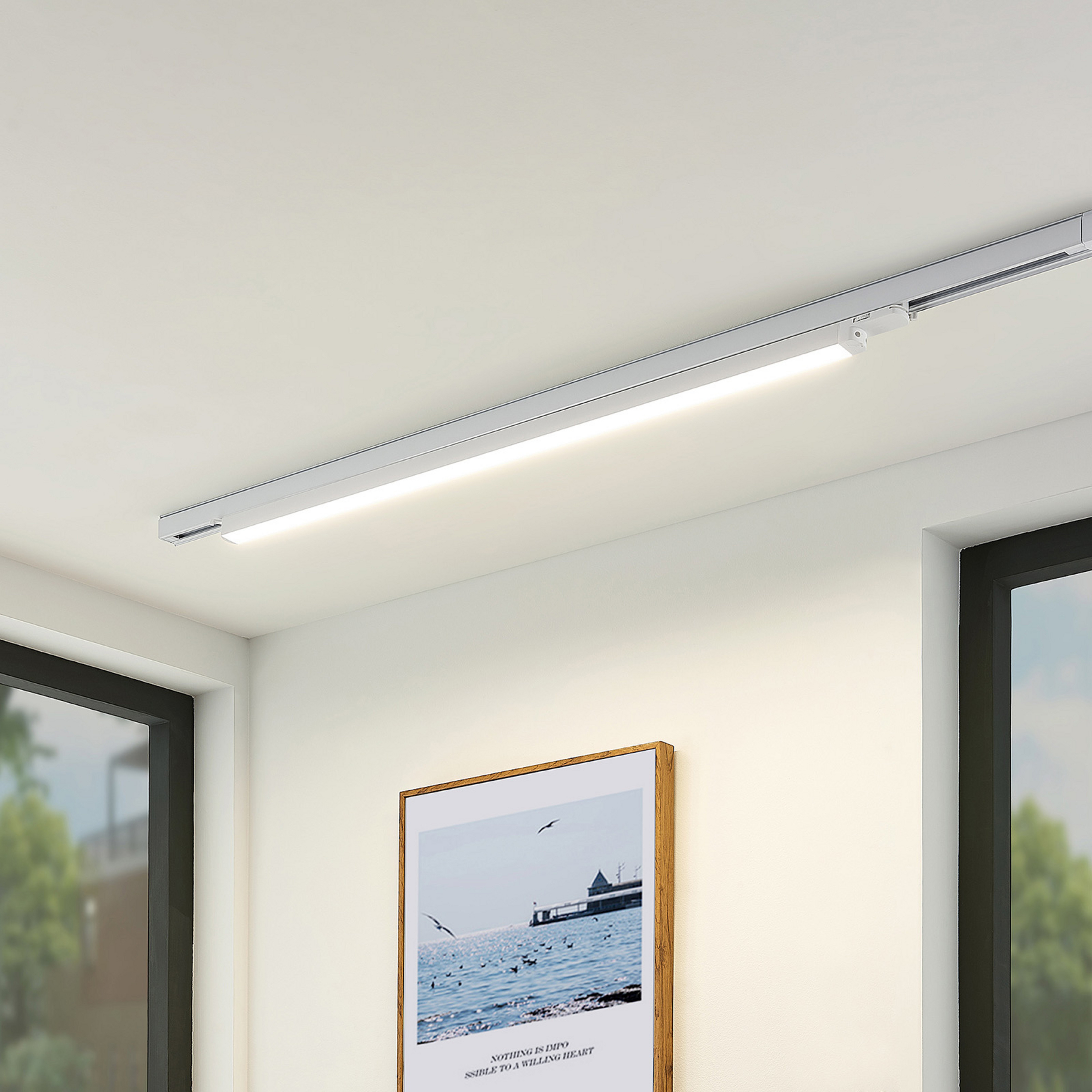 Arcchio Harlow LED kolejnicové světlo, bílé, 109 cm, 4 000 K