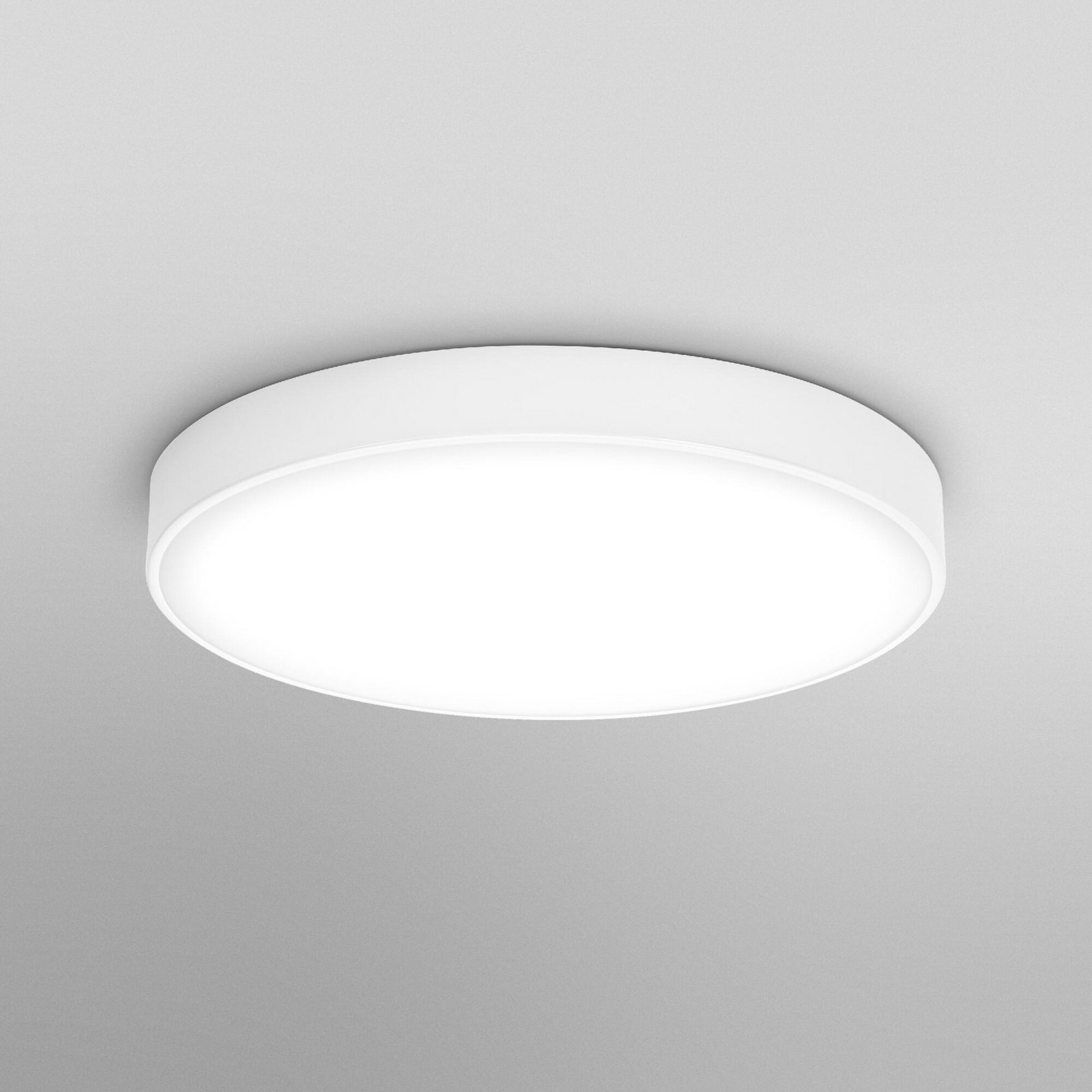 Plafonnier LED OSRAM ORBIS SLIM MOIA, blanc Ø 48 cm métal